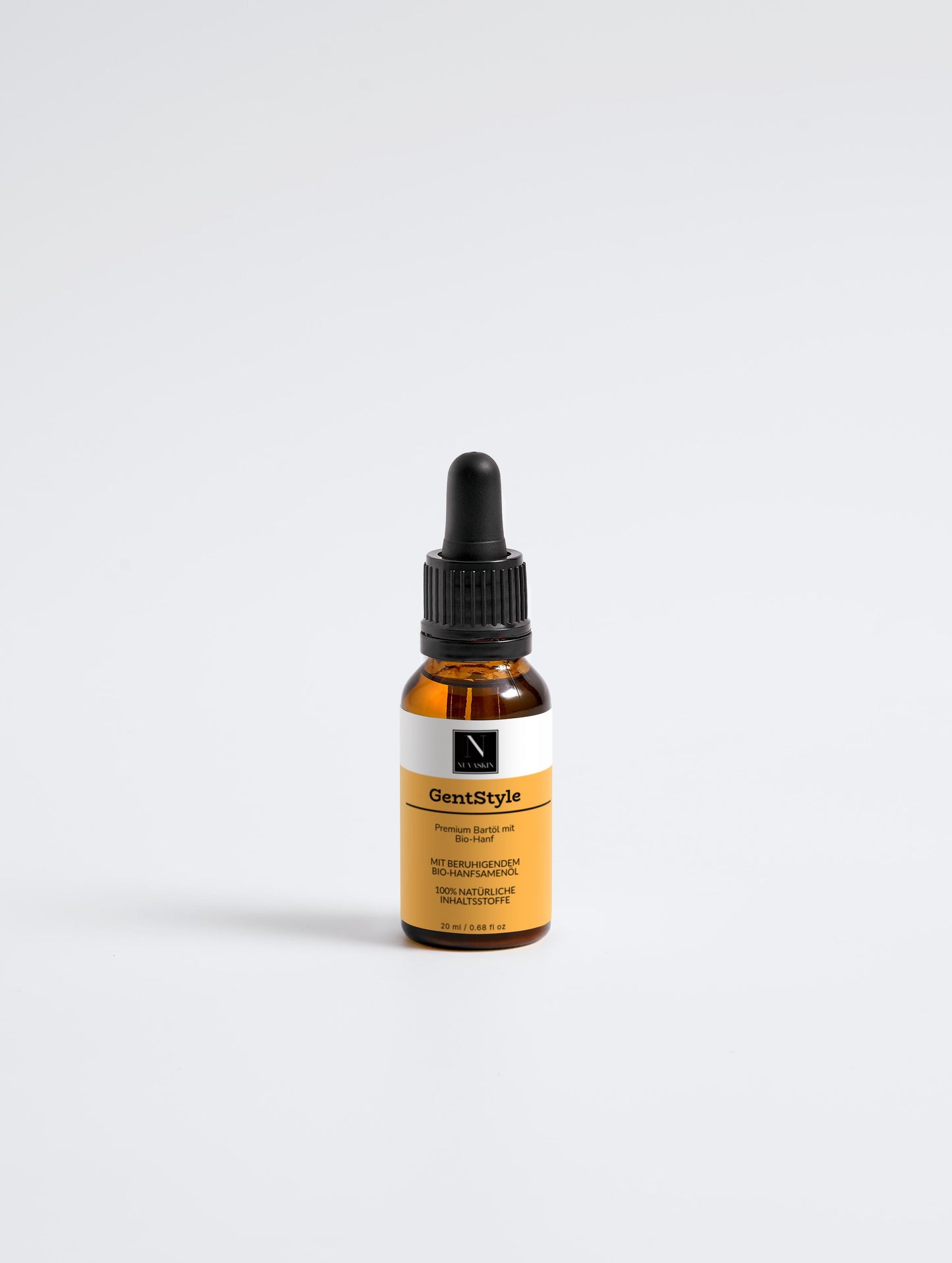 GentStyle Bartöl Anwendung Bartpflege für Männer Bio Hanföl Bartpflegeprodukt glänzender gepflegter Bart professionelle Haarpflege