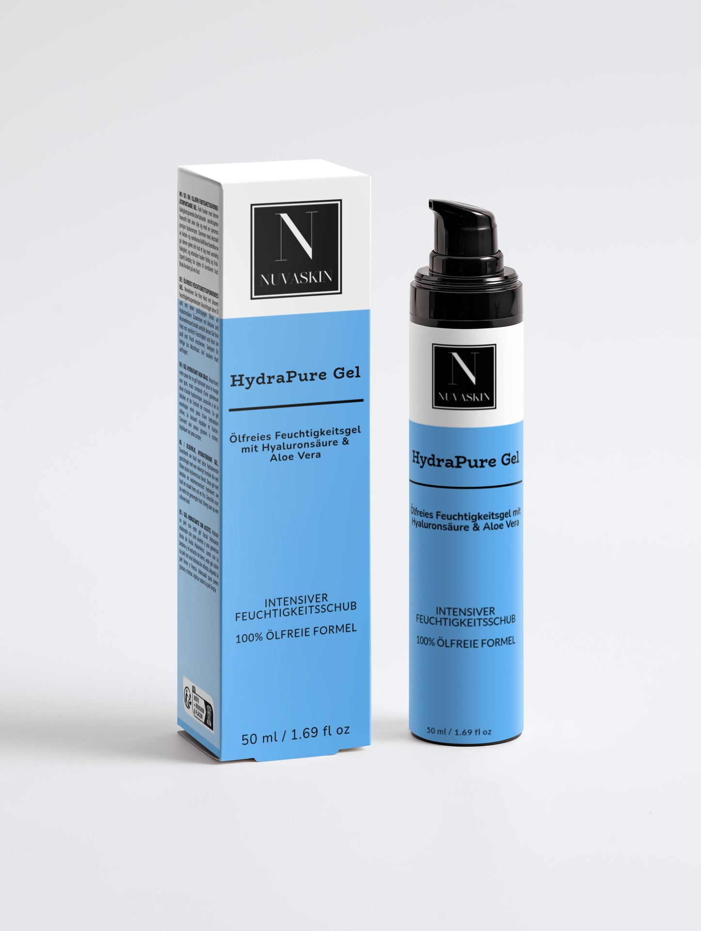 HydraPure Gel - Oil-free moisturizing gel with hyaluronic acid & aloe vera