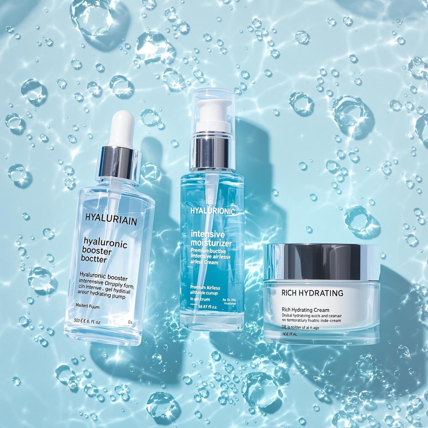 Intensive Feuchtigkeits-Serie mit Hyaluron für geschmeidige Haut