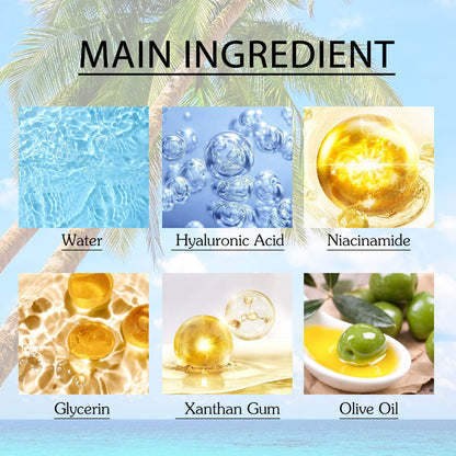 Hyaluron acid moisturizing protective gel summer outdoor moisturizing, non-oily, UV rays