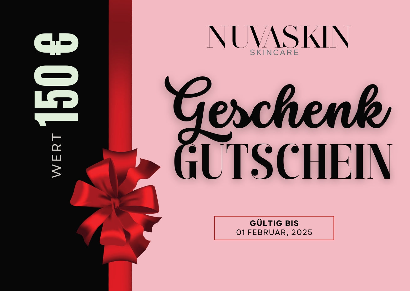 Geschenkgutschein 150 Euro persönliche Geschenkkarte Geburtstag Weihnachten direkt ausdrucken