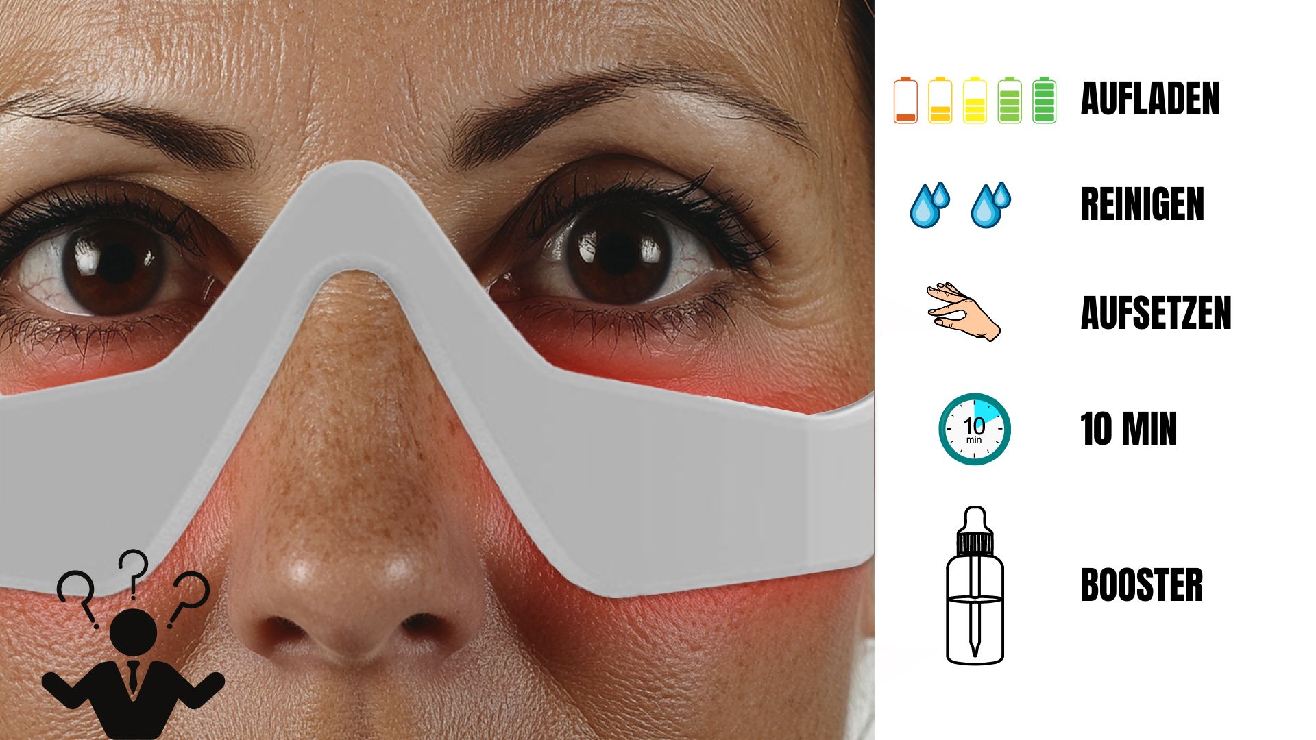 EyeRelief - Schritt für Schritt Anleitung für strahlende Augen